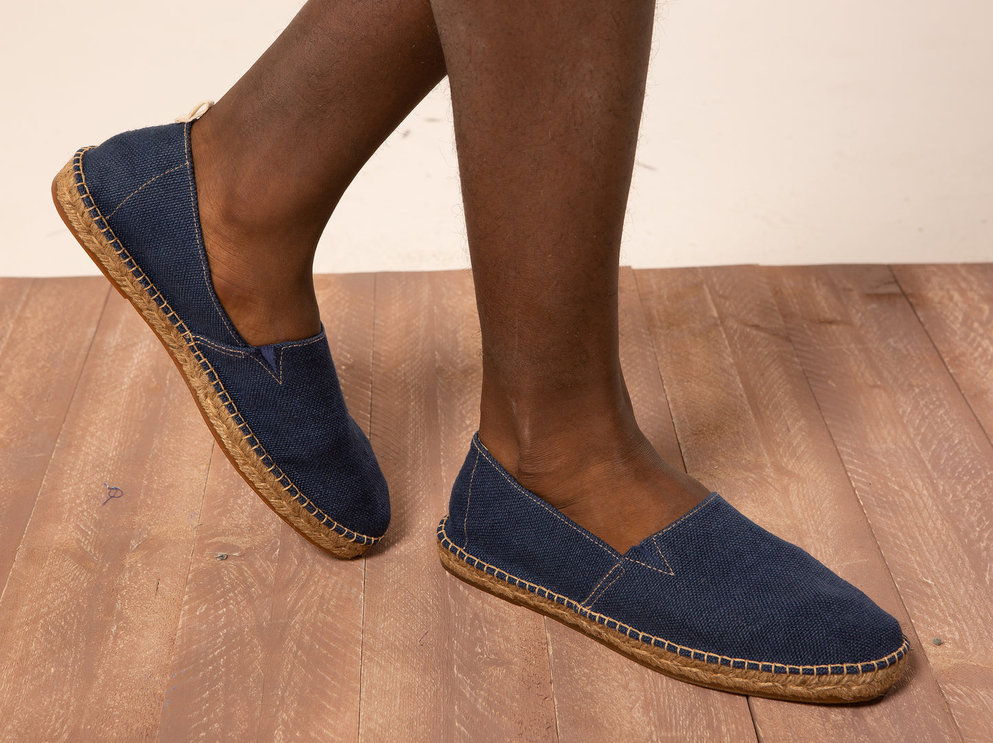 Espad - Espadrillas uomo in juta blu