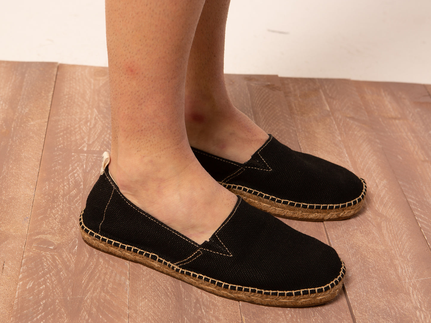 Espad - Espadrillas uomo in juta nera