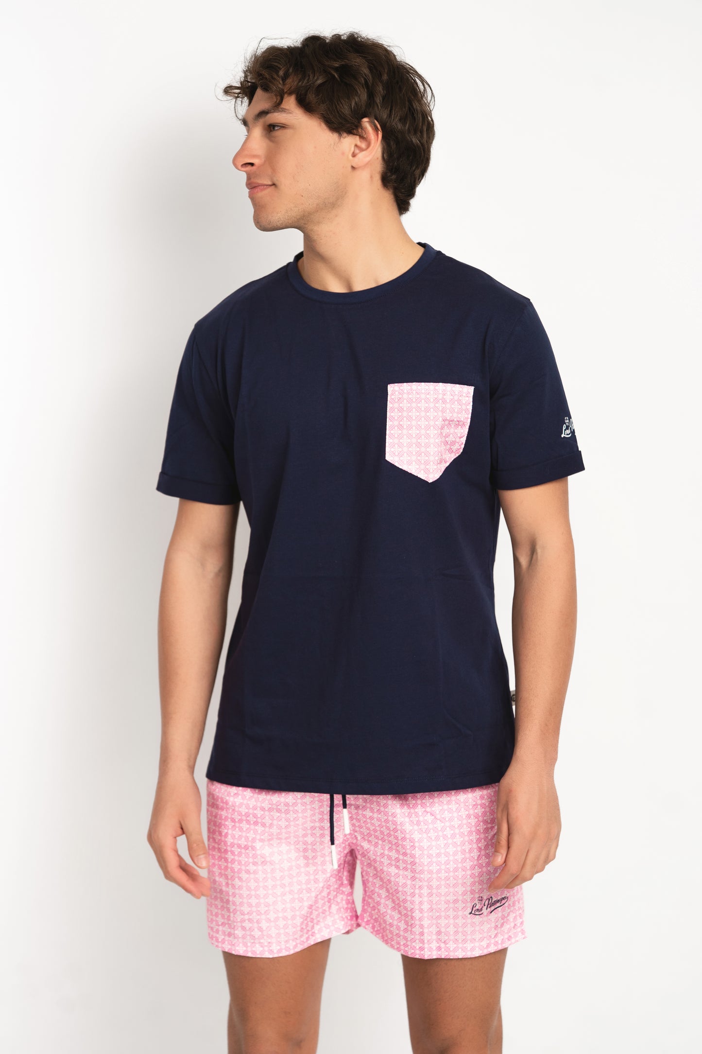 Furore - T-shirt blu fantasia furore