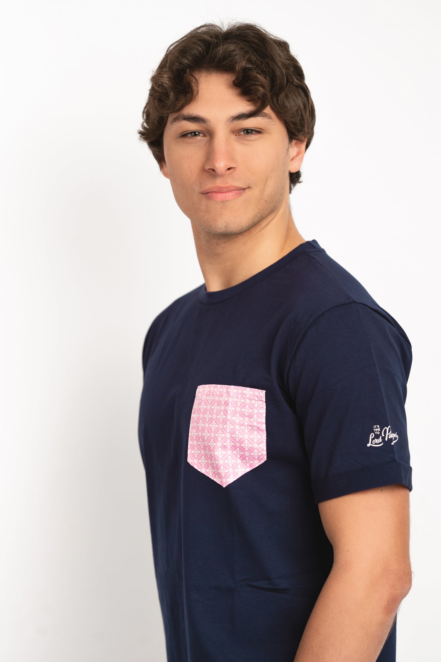 Furore - T-shirt blu fantasia furore