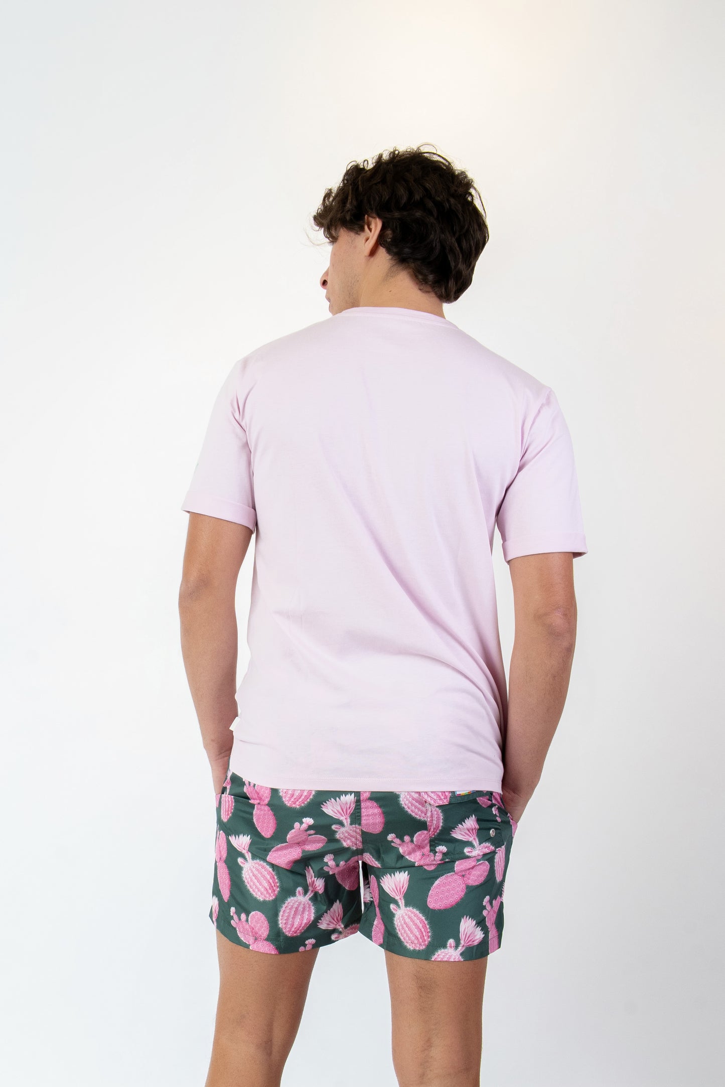 Cactus- T-shirt rosa fantasia cactus