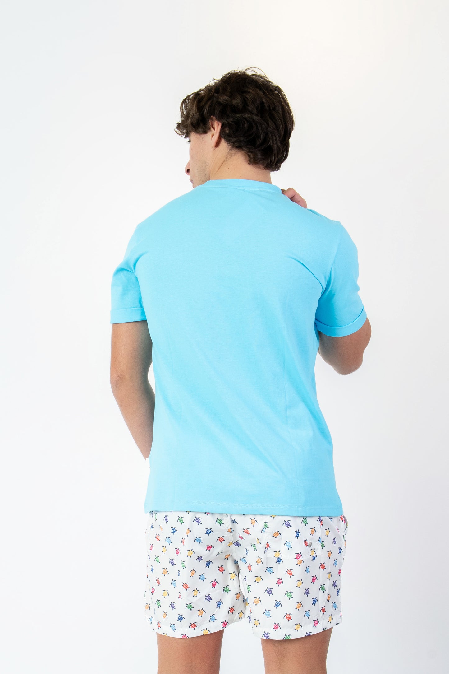 Turtle- T-shirt celeste fantasia turtle