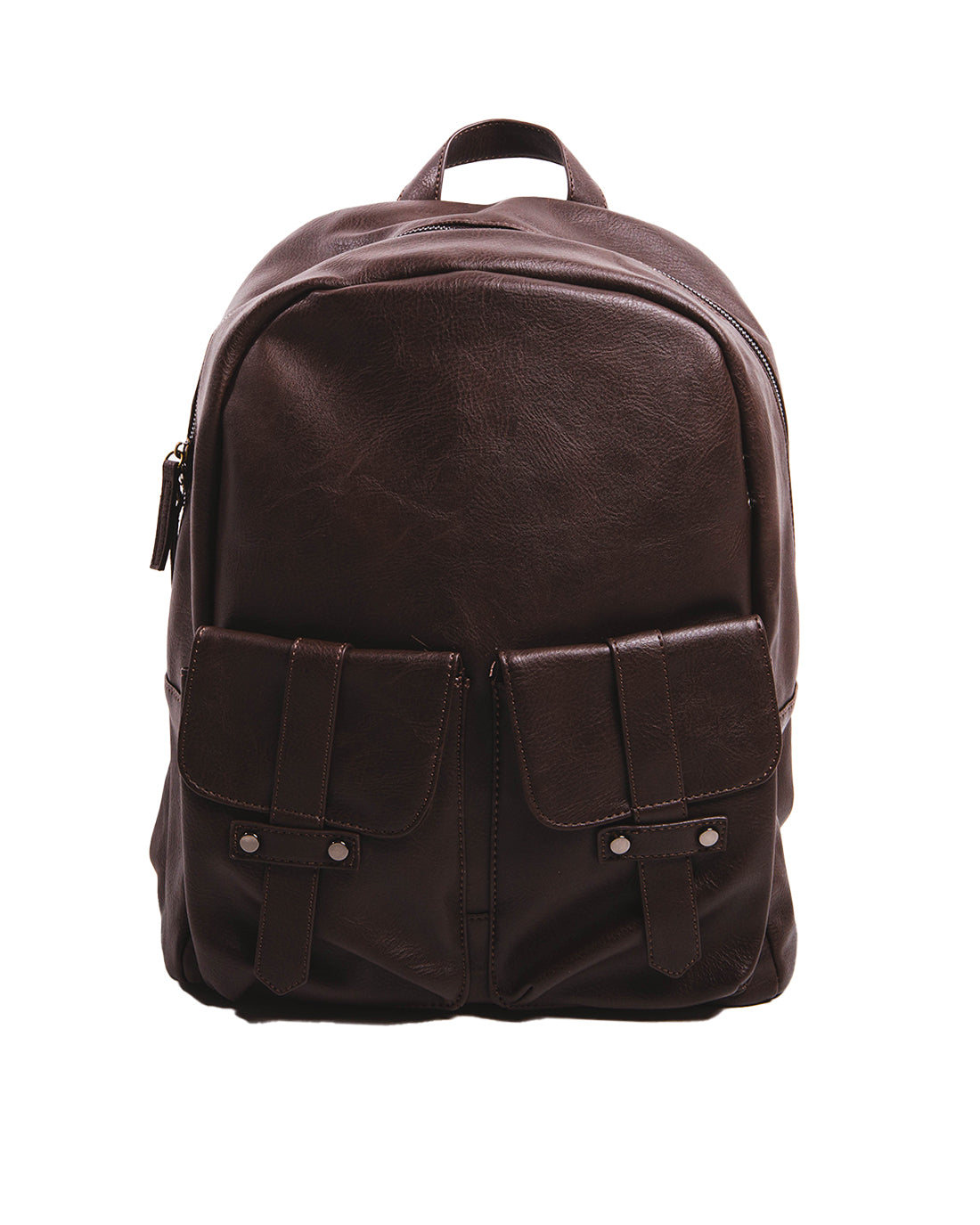 Zaino ecopelle marrone