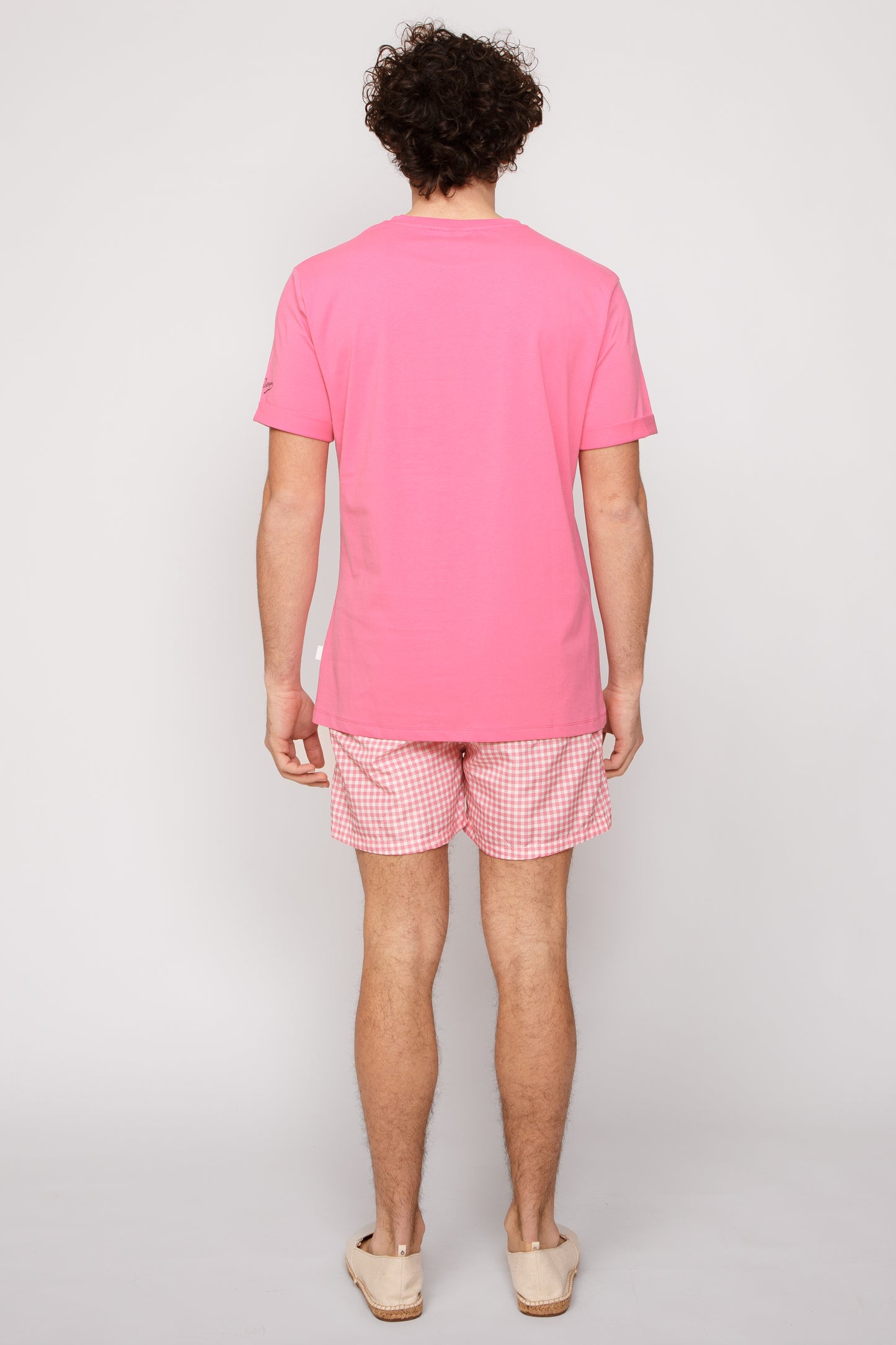 Vichy - T-shirt fragola stampa quadretti