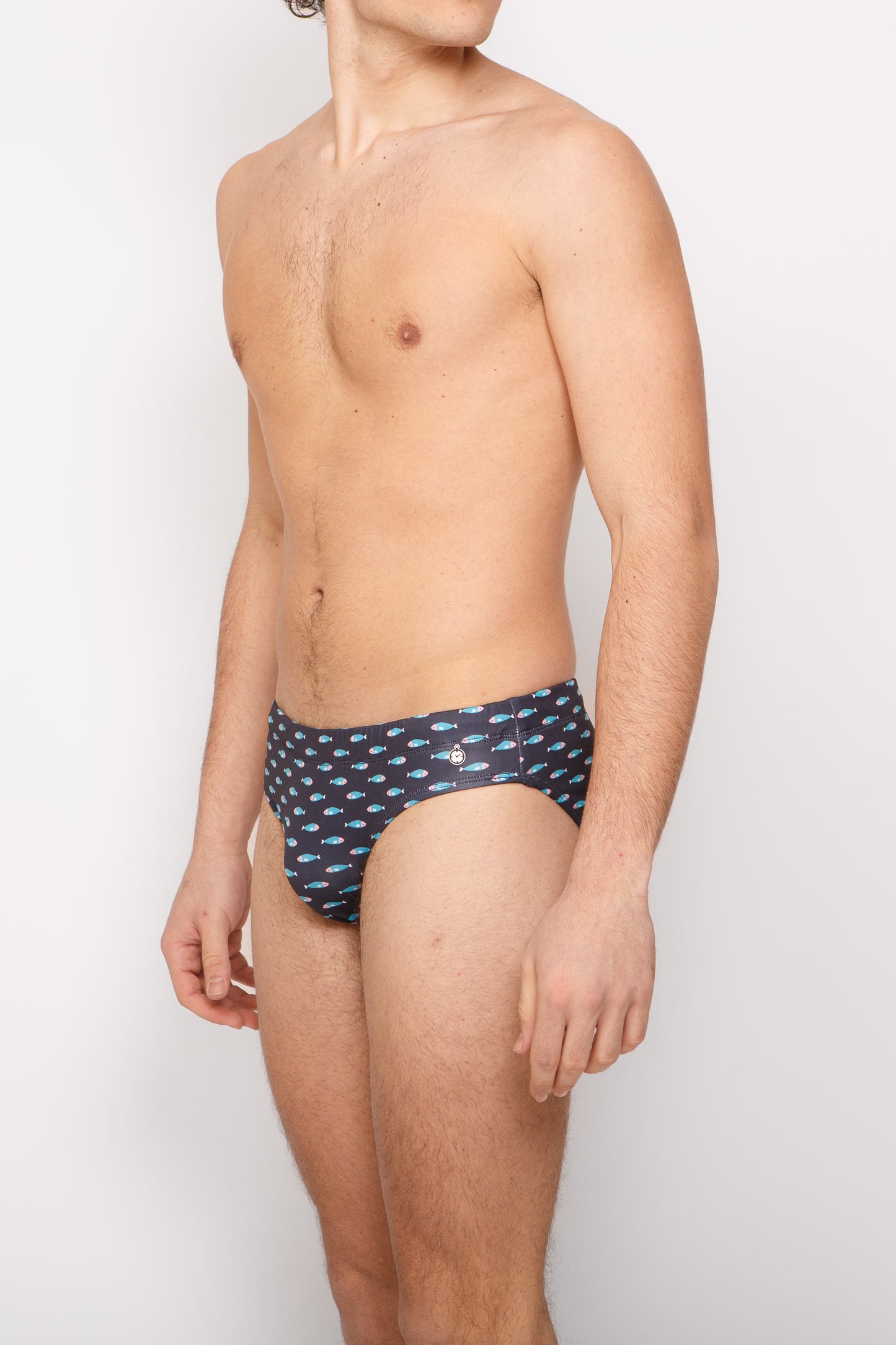 Whitebait - Costume blu stampa whitebait
