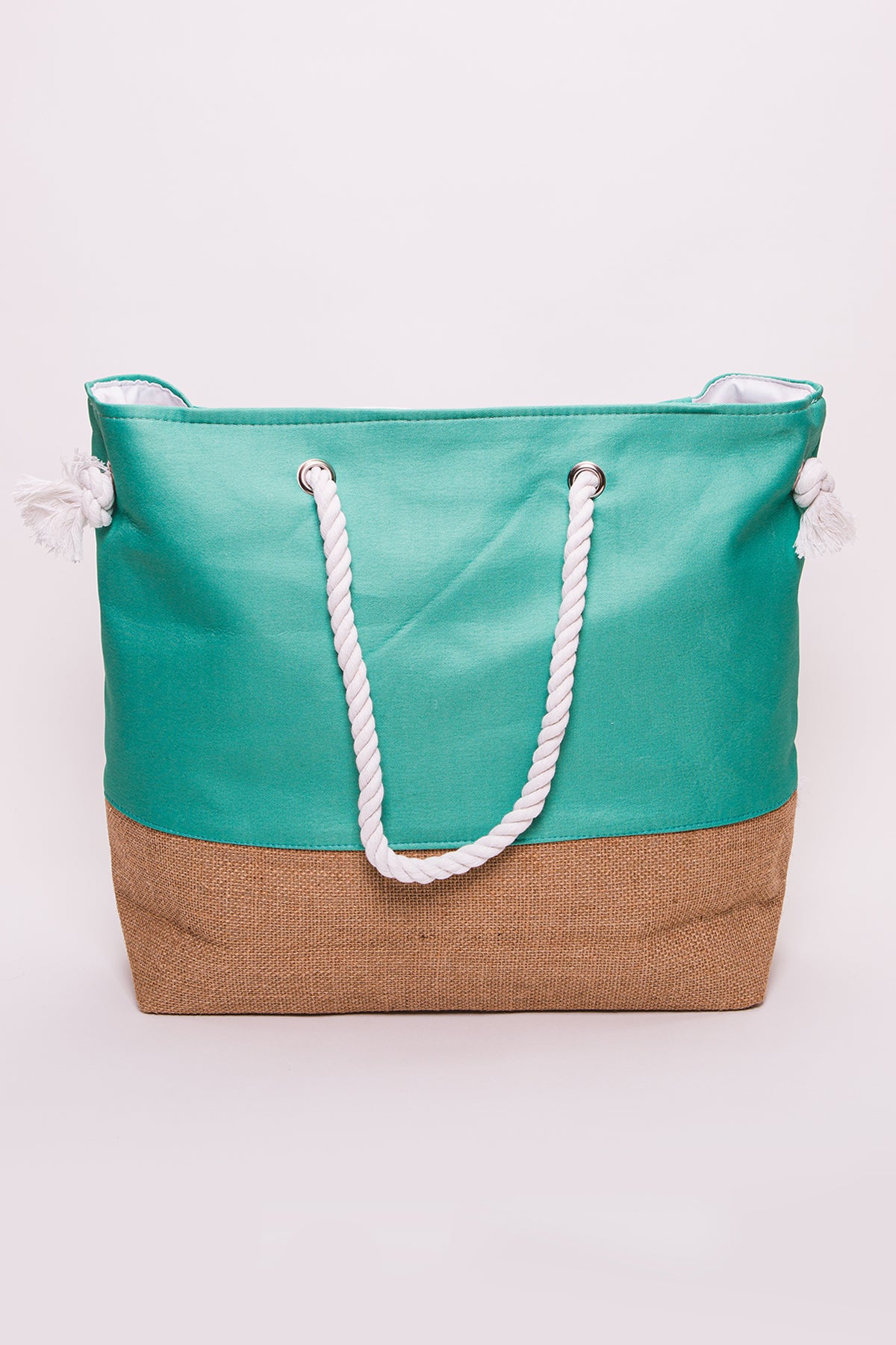 Borsa grande - Borsa mare verde fantasia peperoncino