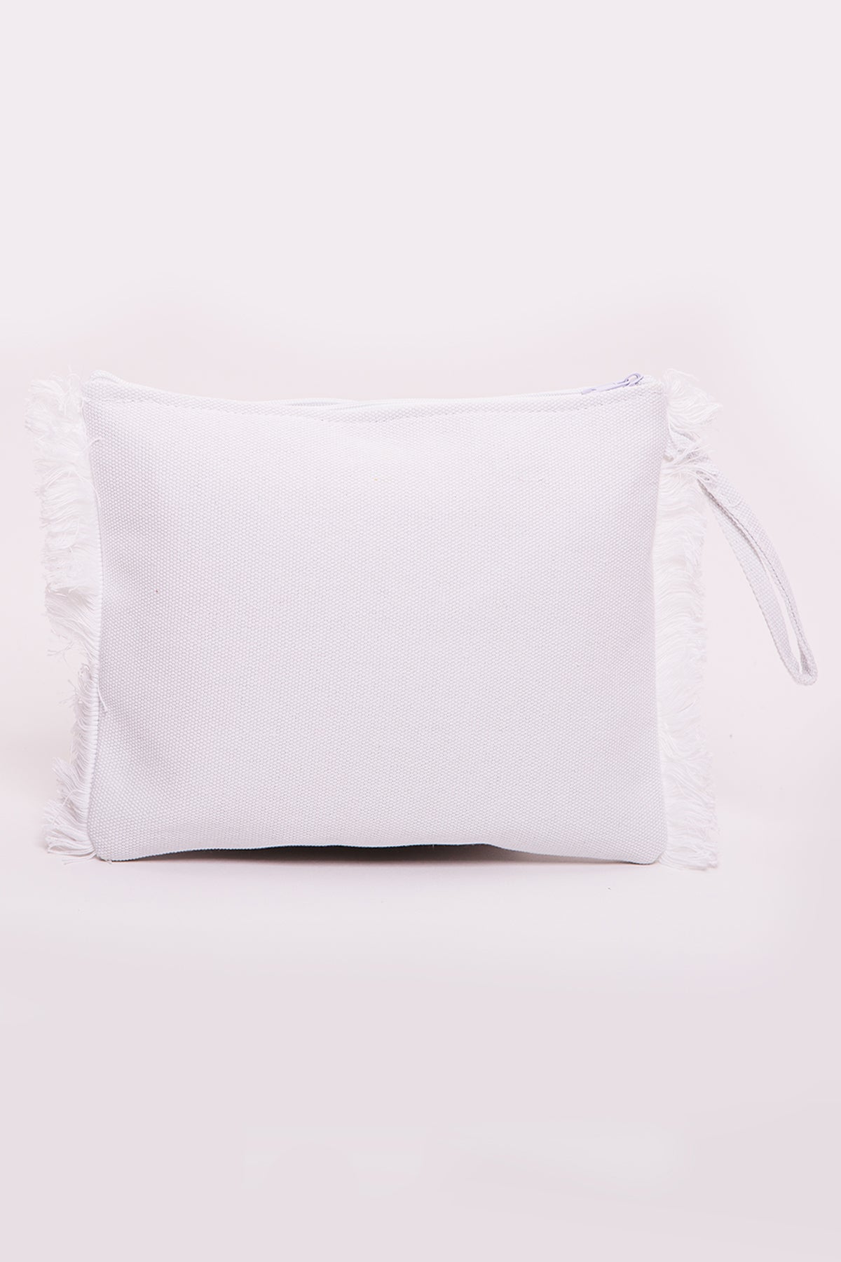 Pochette - Pochette mare panna con logo