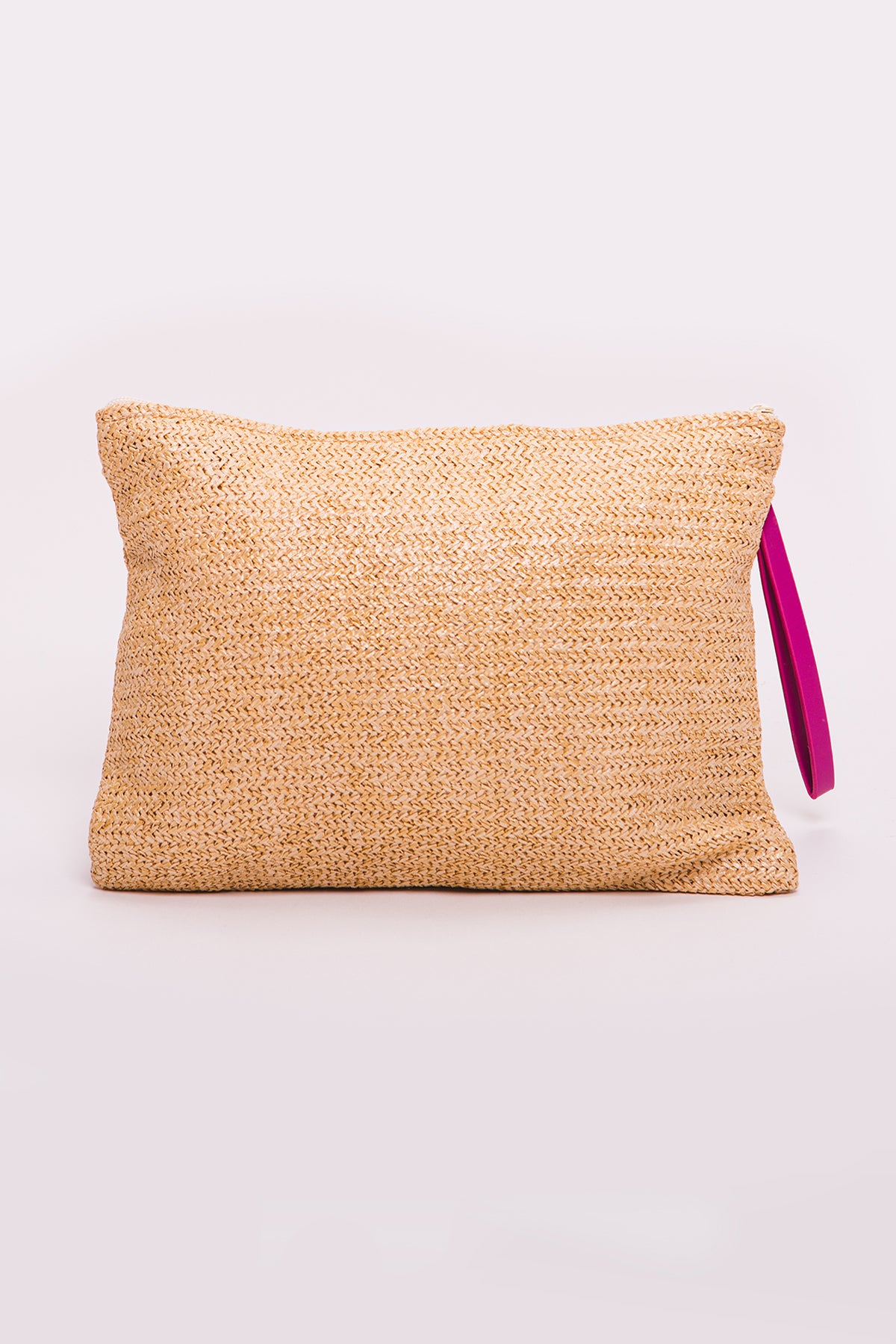 Pochette - Pochette mare con logo corda cucito