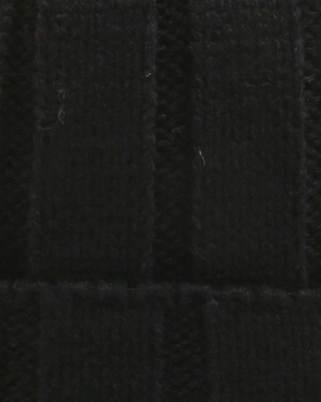 Cappello costina larga nero