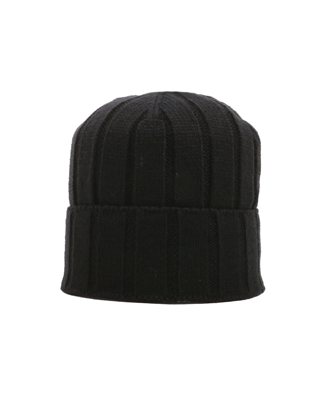 Cappello costina larga nero
