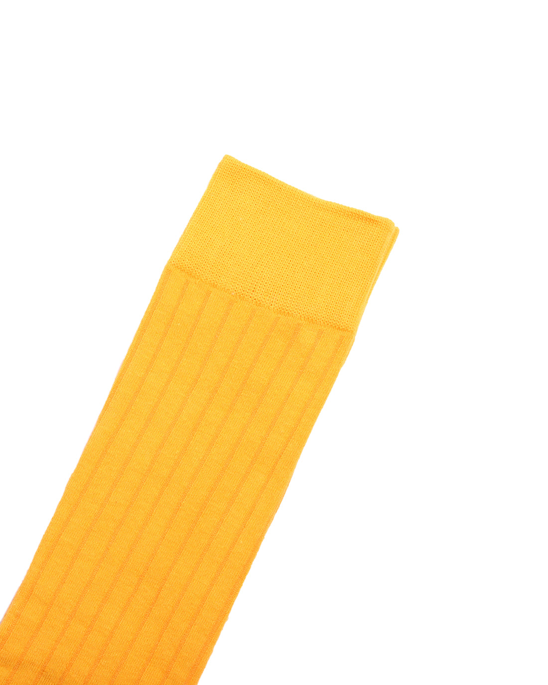 Calzino costina tinta unita oro