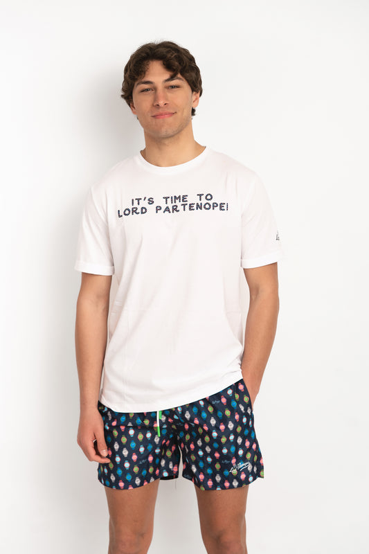 Swatch- T-shirt bianca fantasia swatch