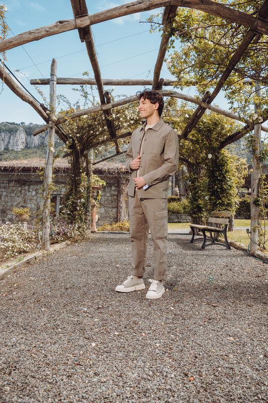 Setcoordinato uomo - Pantalone tortora