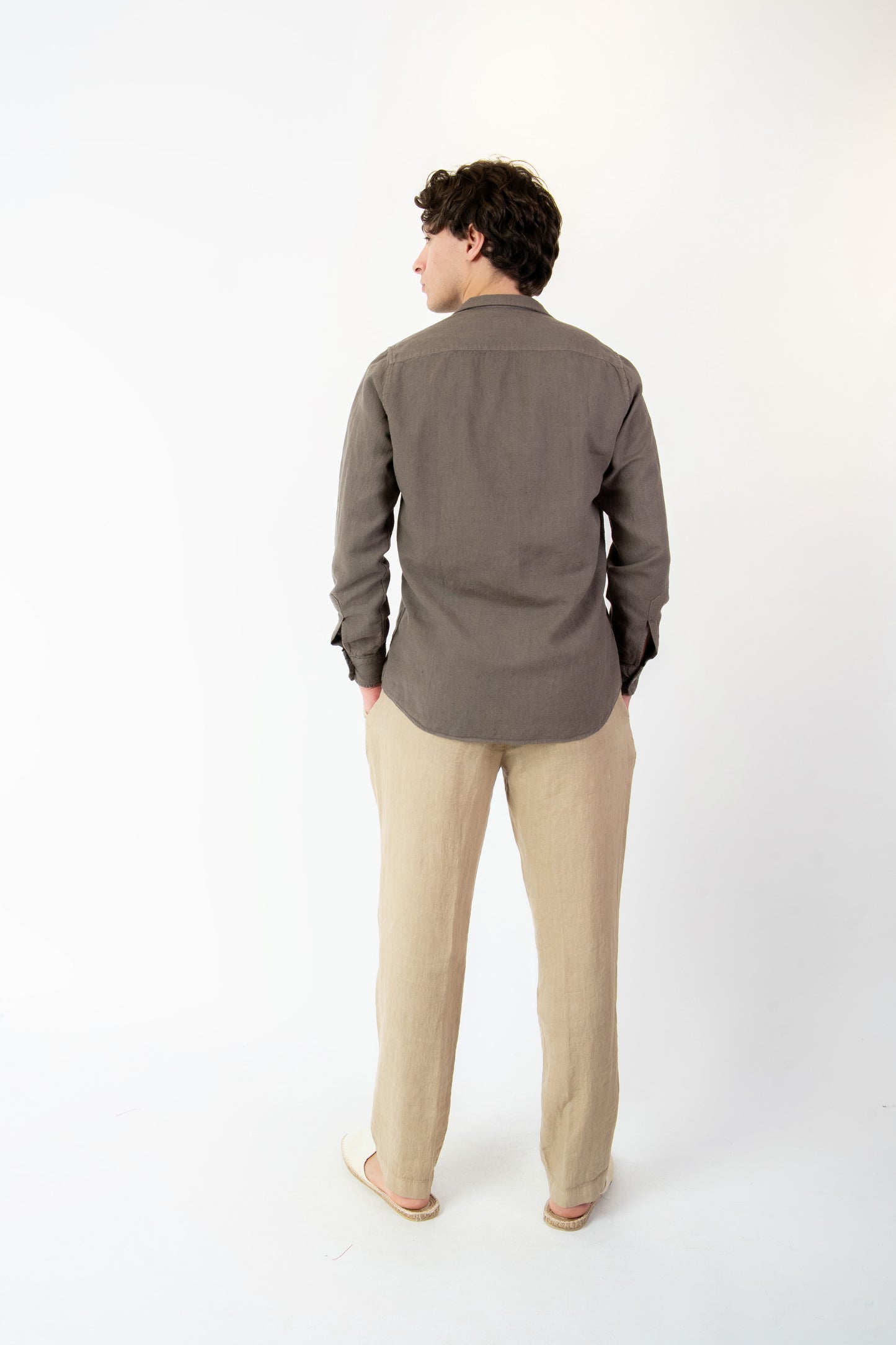 Navona - Pantalaccio lino beige