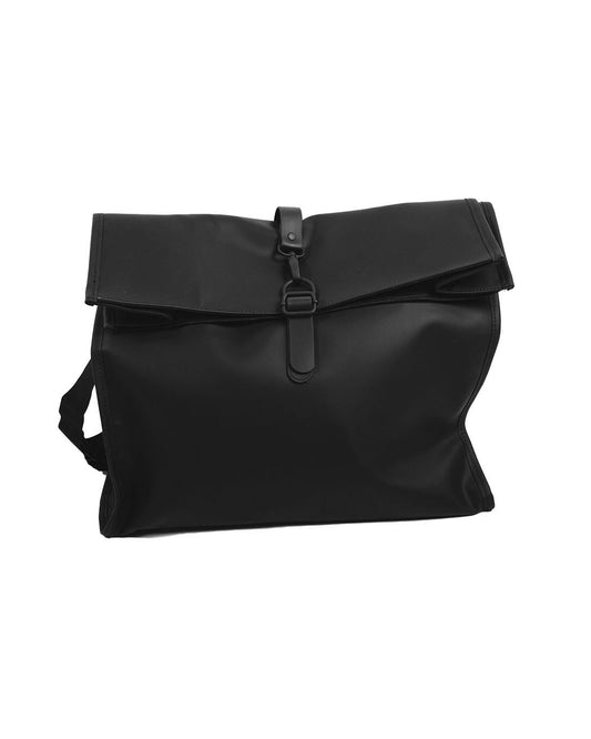 Tracolla ecopelle nero