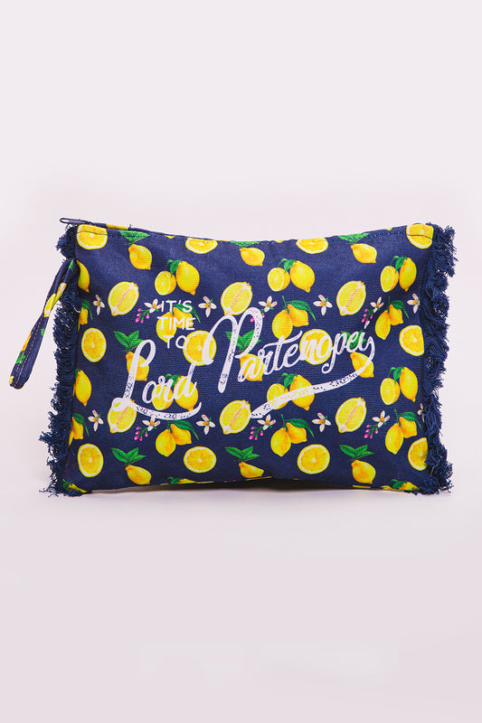 Pochette - Pochette mare fantasia limoni con logo