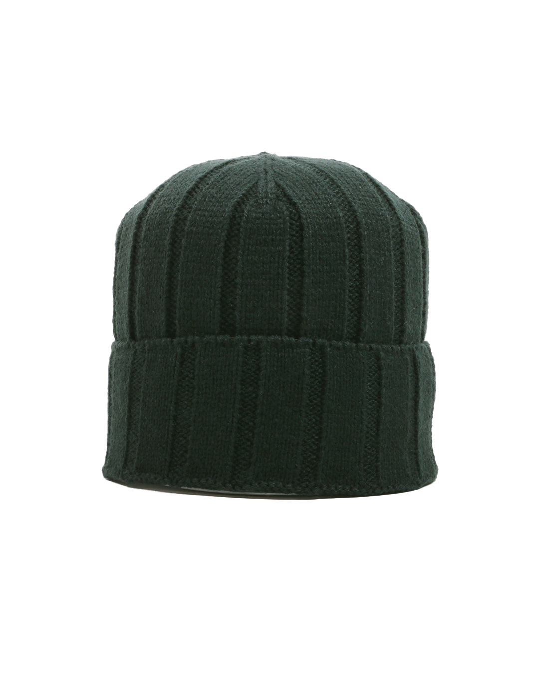Cappello costina larga verde